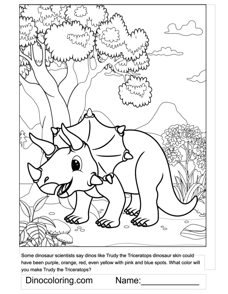 Trudy the Triceratops